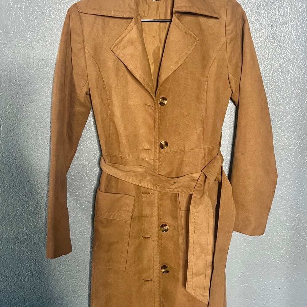 H&M Camel Trench Coat for Women